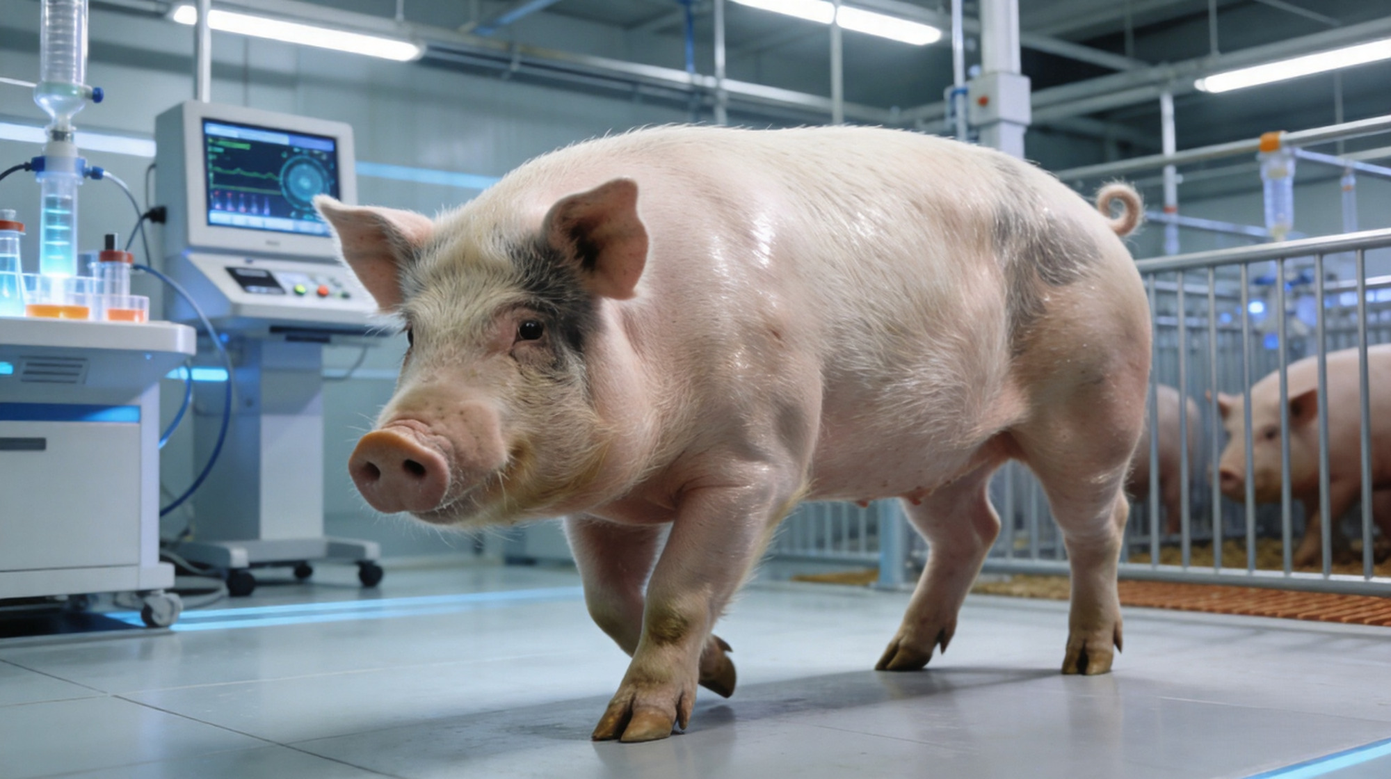 科技化種公豬養殖