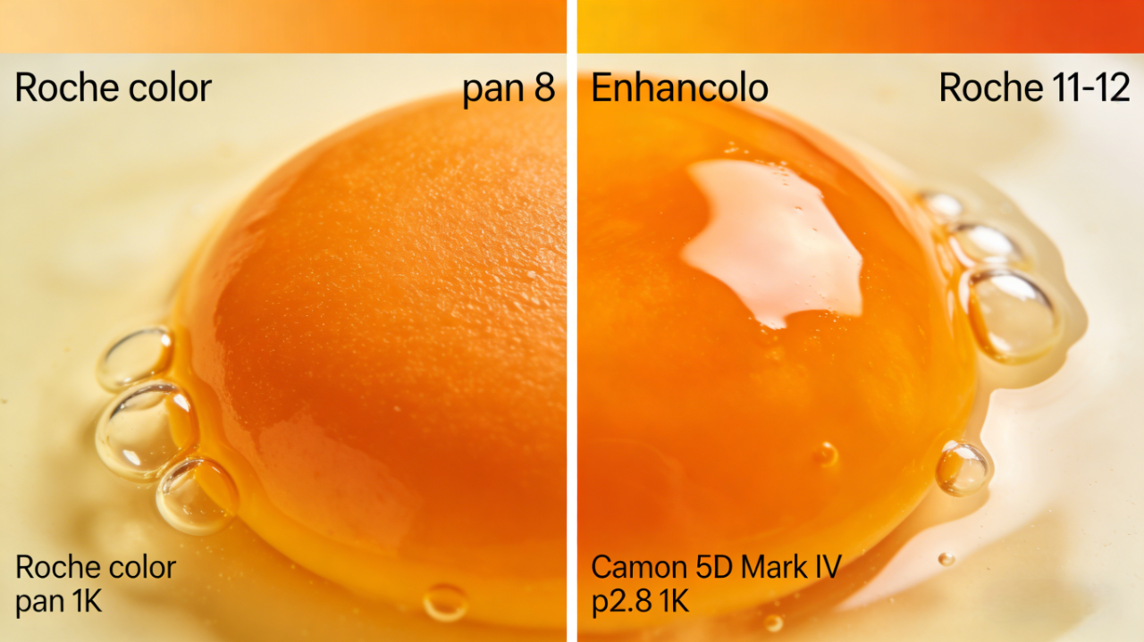 蛋黃品質對比圖